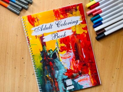 Josh 2-in-1 Zero-Bleed Adult Coloring Book