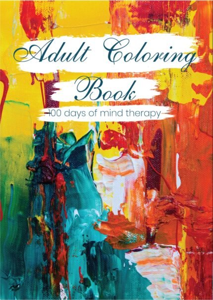 Josh Adult Coloring Book - Abstract Fire Edition