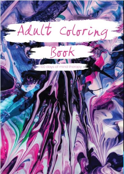 Sukoon Adult Coloring Book - Mystic Marble Edition